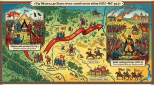 «Від Зборова до Берестечка: новий виток війни (1650–1651 рр.)». Ч1