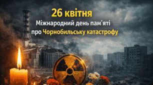 26 квітня – Міжнародний день пам’яті про Чорнобильську катастрофу