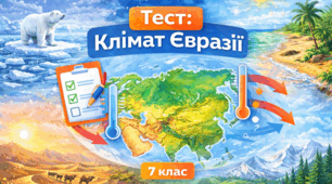 Загальні риси клімату Євразії (7 клас)
