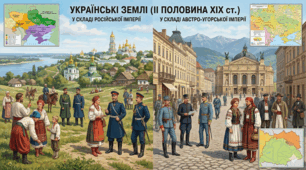 Українські землі в складі Російської та Австро-Угорської імперії (ІІ половина XIX ст.). Тематична контрольна робота