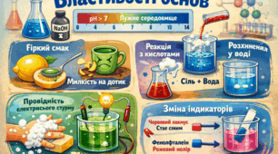 Основи.  Властивості основ
