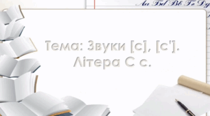 Заняття з підготовки до навчання грамоти. (старший вік).Тема: Звуки (с), (с'). Літера Сс.