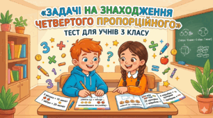 Задачі на знаходження четвертого пропорційного