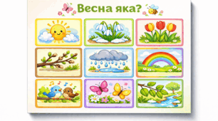 Плакат "Весна яка?"