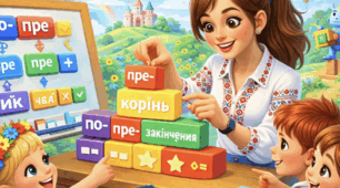 Стаття «Методика “мовного конструктора”: формування навичок словотворення через моделювання слів з морфемних блоків у 2–4 класах»
