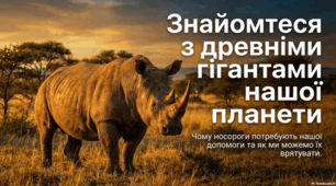 Носороги: величні вартові історії під загрозою зникнення