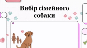 Вибір сімейного собаки