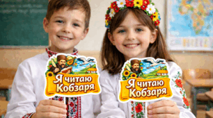💛Топери фотобутафорія «Я читаю Кобзаря» до Дня народження Тараса Шевченка💙