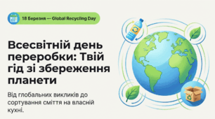 ♻️ Презентація «Всесвітній день переробки: Твій гід зі збереження планети» 18 березня