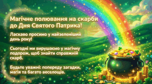 Презентація-гра для дітей до 17 березня |🍀 Магічне полювання на скарби до Дня Святого Патріка