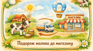 Проєкт "Подорож молока до магазину"