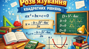 Розв'язування квадратних рівнянь 8 клас НУШ