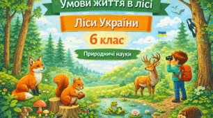 Умови життя в лісі. Ліси України
