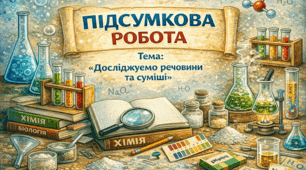 ПІДСУМКОВА РОБОТА Тема: «Досліджуємо речовини та суміші»