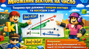 Множення вектора на число. Колінеарність векторів