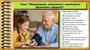 Збереження, зміцнення і моніторинг фізичного здоров’я. Здоров'я, безпека та добробут. 8 клас. До підручника Шиян О. та ін.
