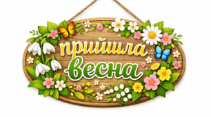 Оформлення "ПРИЙШЛА ВЕСНА" Методичний матеріал являє собою набір ілюстративних елементів для тематичного оформлення дверей або інформаційного простору в закладі дошкільної освіти до приходу весни. Матеріал зручно використовувати у друкованому вигляді