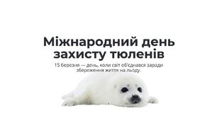 Презентація: Міжнародний день захисту дитинчат  тюленів