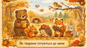Проєкт "Як тварини готуються до зими"