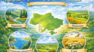 Природа України. Природні комплекси (ландшафти)