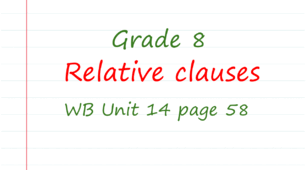 Prepare 8. Relative clauses 