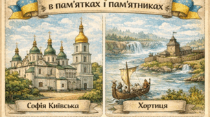 Інфографіка "Історія України в пам'ятках і пам'ятниках"