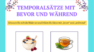 Temporalsätze mit  bevor und während