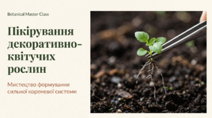 Пікірування декоративно-квітучих рослин.