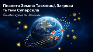 🌍 Планета Земля: Таємниці, Загрози та Суперсили Еко-Героїв Інтерактивна презентація до Дня Землі