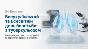 24 березня - Всесвітній день боротьби з туберкульозом
