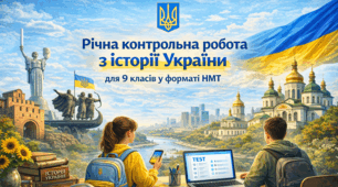 Річна контрольна робота у форматі НМТ з історії України, 9 клас