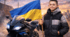 Пазл "Хлопець з прапором на мотоциклі" 12 елементів