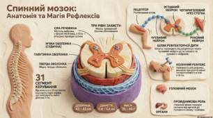 Інфографіка Спинний мозок