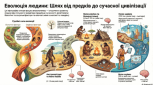 Навчальна розробка уроку на тему "Еволюція людини"