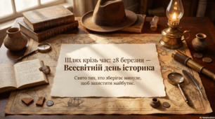 28 березня - Всесвітній день історика