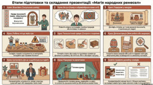 Етапи підготовки для складання презентації