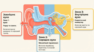 Досліджуємо будову вуха. Як ми чуємо світ?