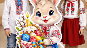 🐰 Яскрава фігура «Пасхальний зайчик» 🐰