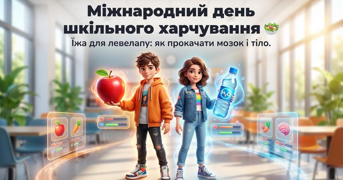 Презентація до Міжнародного дня шкільного харчування + Постер. Міжнародний  день шкільного харчування. | . Різне