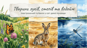 Тварини луків, степів та водойм ЯДС НУШ