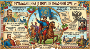 «Гетьманщина в першій половині XVIII ст.».