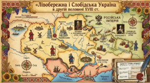 «Лівобережна і Слобідська Україна в другій половині XVIII ст.».