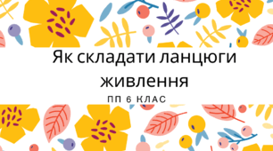 Як складати ланцюги живлення. Пізнаємо природу 6 клас . Урок 50. Автор підручника Дарія Біда