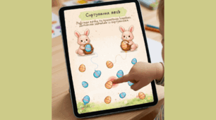 Інтерактивний робочий аркуш «Сортування крашанок»