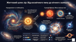 Еволюція зір: від народження до чорних дір