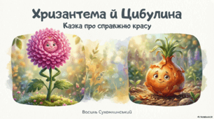 Хризантема і цибулина