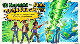 18 березня - День переробки сміття. Інформаційно-ігрова презентація