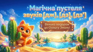 Мистецтво вимови та правопису звуків [дж], [дз],  [дз']