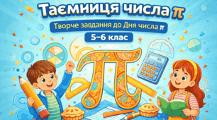 Творче завдання «Таємниця числа π» (5–6 клас)