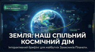 Інтерактивний STEM-бріфінг «Земля — наш спільний космічний дім» | Екологія, пластик, Zero Waste, презентація